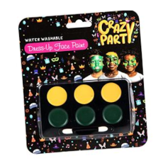 Dress-Up Green & Gold Face Paint Set